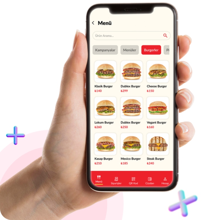 Menulux - Müşteri Sadakat Programı & Loyalty App Uygulaması - Demo