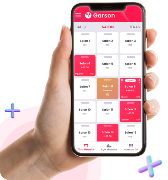 Menulux - Restoran Sipariş Sistemi & Garson El Terminali Programı - Demo