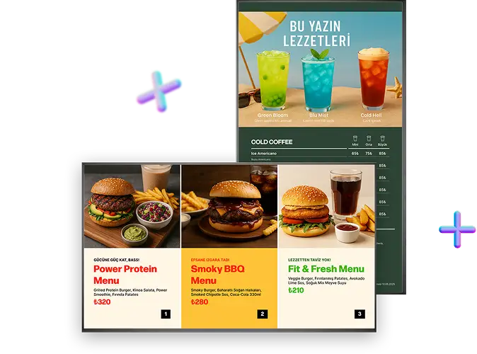Menulux Digital Menuboard System for Restaurants and Franchise Chains