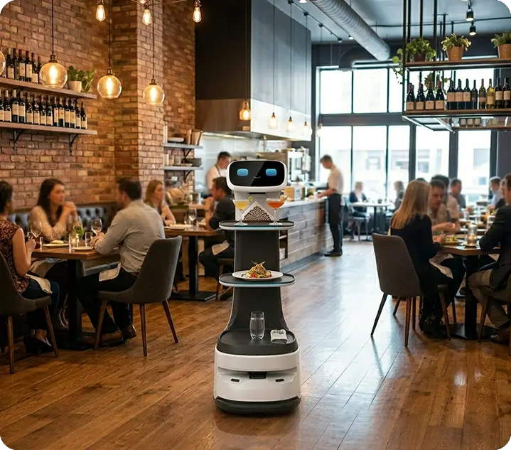 Menulux - Restoran Robot Garson & Servis Robotu - 1